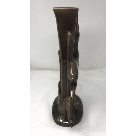 Royal Haeger Gazelle Vase Art Pottery Mid Century Decor Drip Glaze 14.25" - Picture 9 of 13